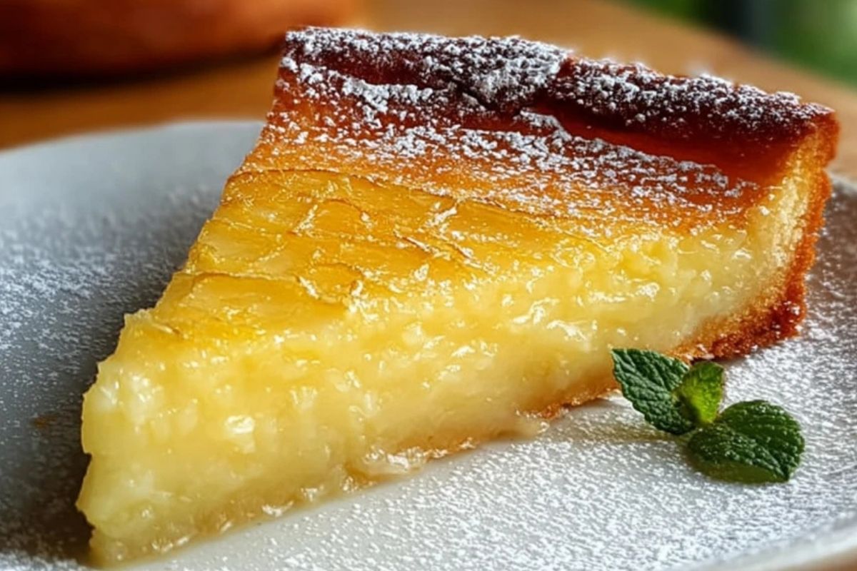 Italian Grandma’s Lemon Custard Cake