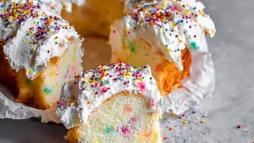 Light Funfetti Angel Food Cake