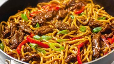 Mongolian Beef Noodles