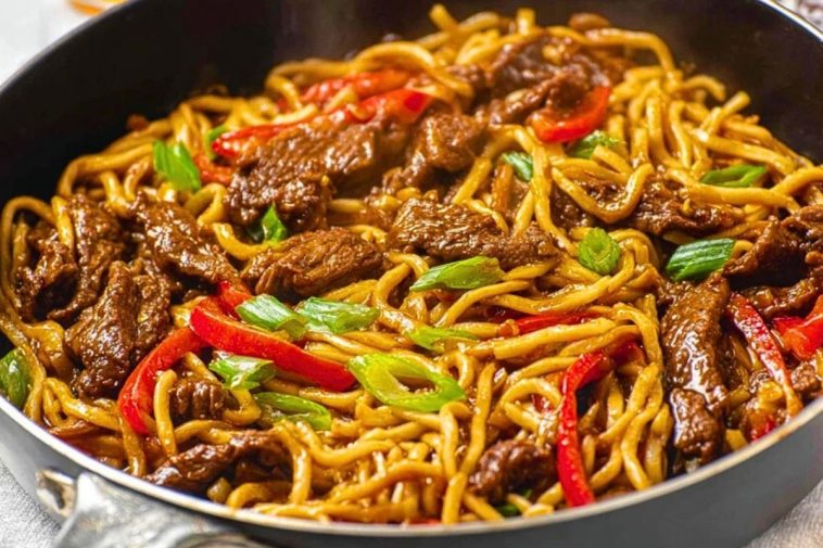 Mongolian Beef Noodles
