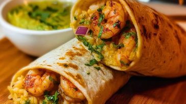 Old Bay Shrimp Burritos