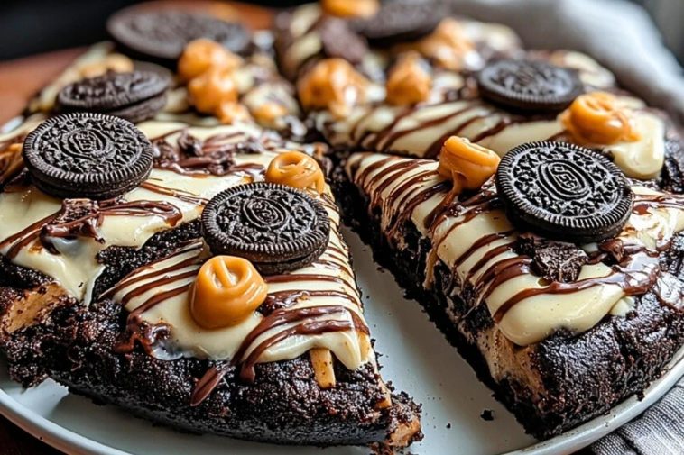 Oreo Fudge Brownie Pizza