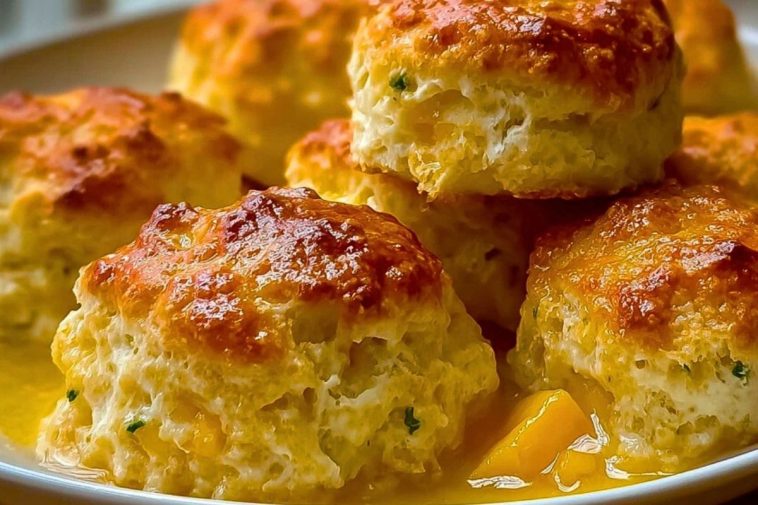 Peach Butter Swim Biscuits
