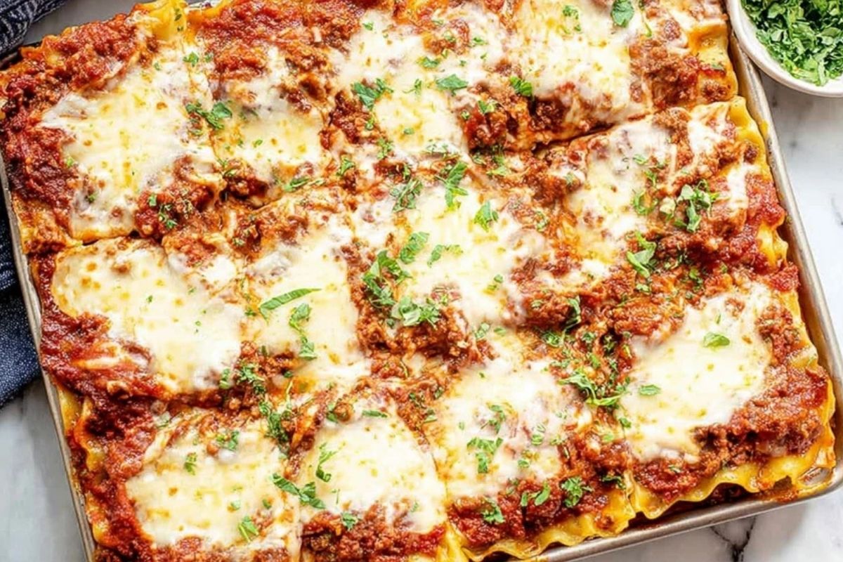Sheet Pan Lasagna