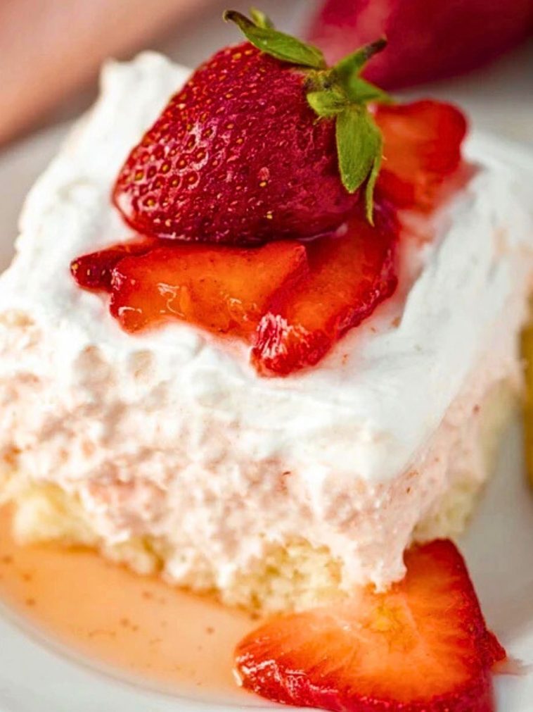 Strawberry Tres Leches Cake