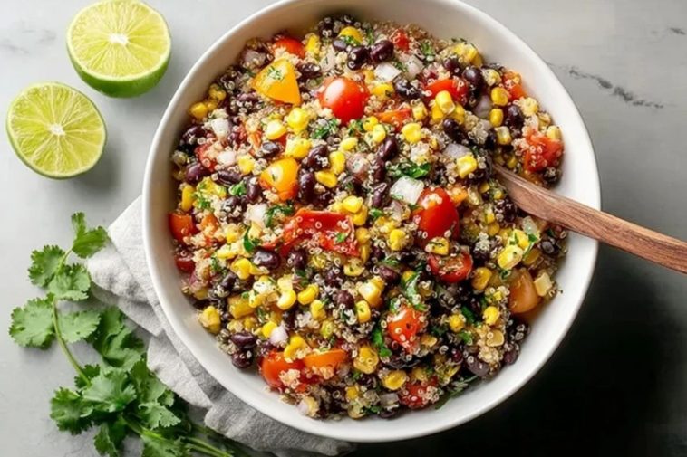Sweet Corn and Black Bean Quinoa Salad