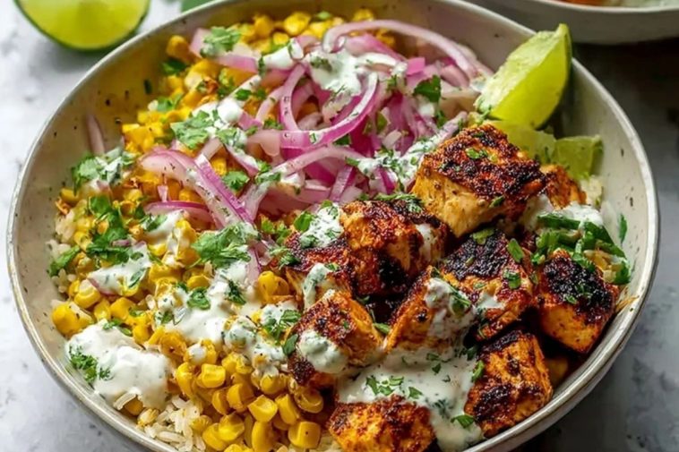 Tasty Street Corn Chicken Bowl