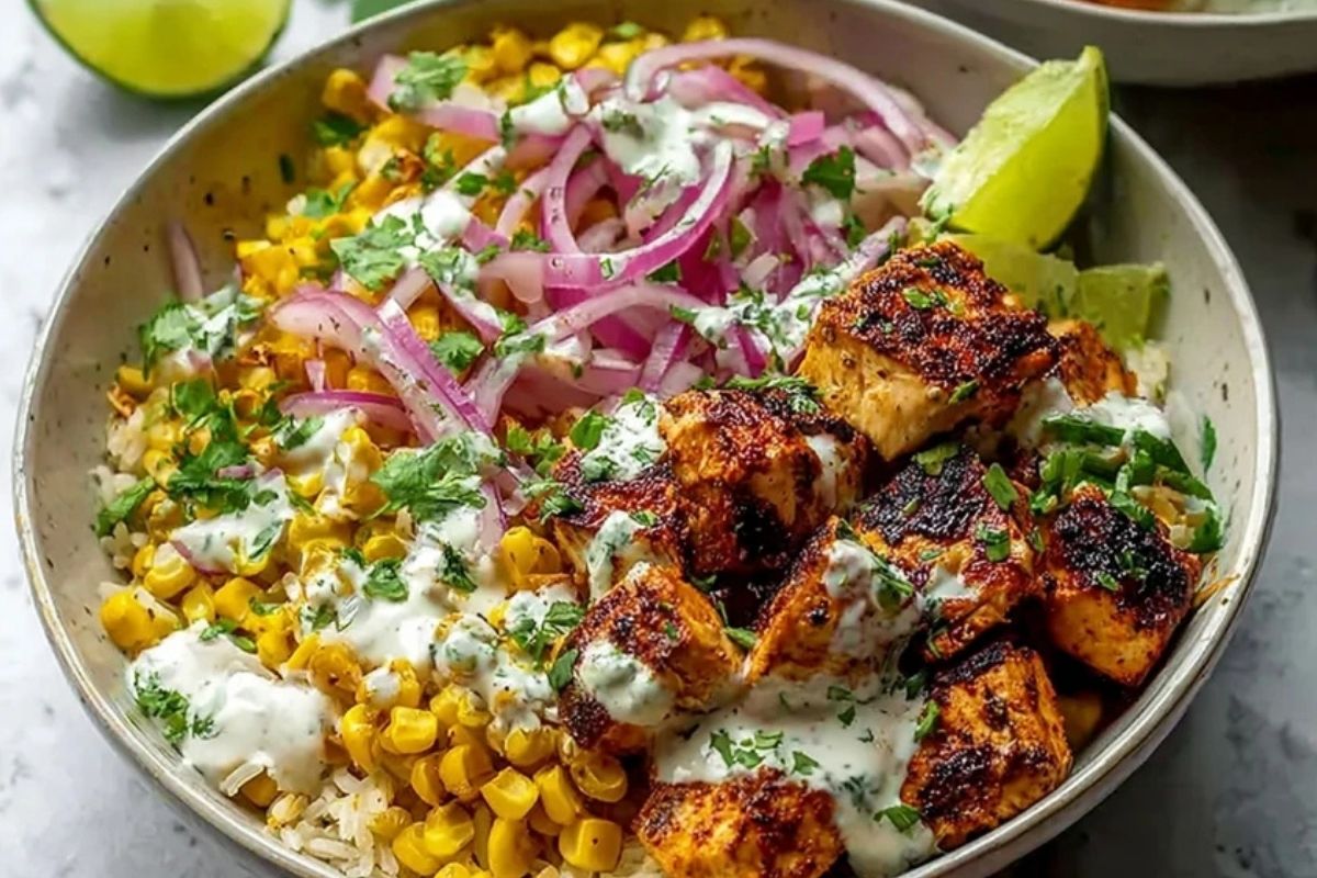 Tasty Street Corn Chicken Bowl