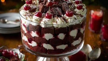 Black Forest Trifle for Christmas