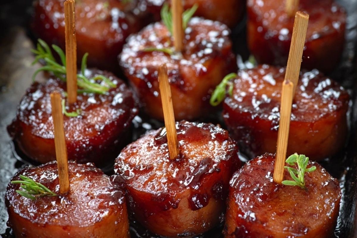 Candied Kielbasa Bites