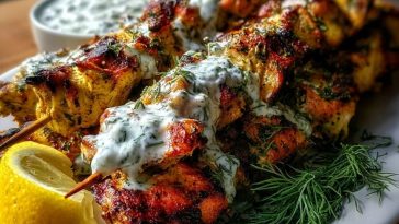 Chicken Shawarma with Yogurt Sauce