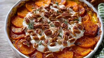 Cinnamon Scalloped Sweet Potatoes