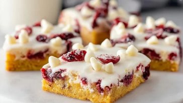 Cranberry Bliss Bars