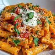 Creamy Tomato Garlic Pasta