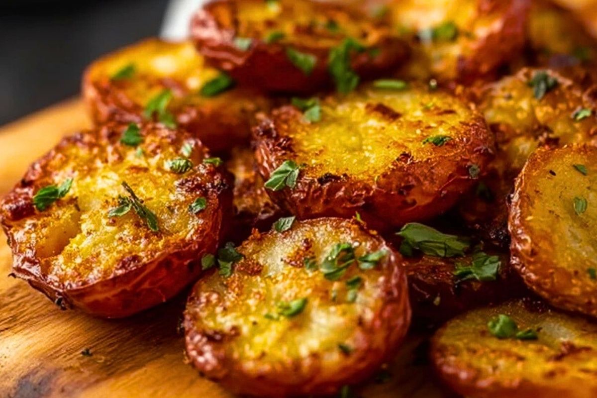 Crispy Smashed Red Potatoes