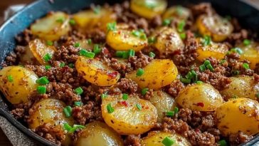 Easy Ground Beef Potato