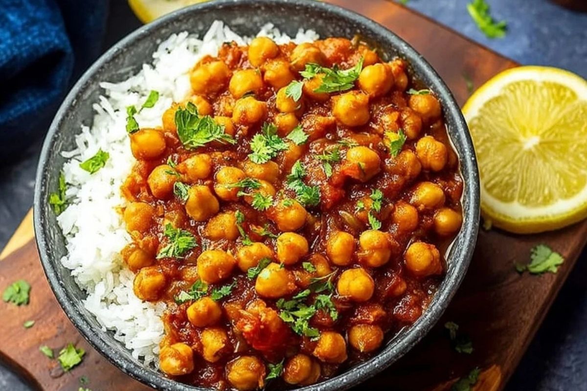 High-Protein Vegan Chana Masala