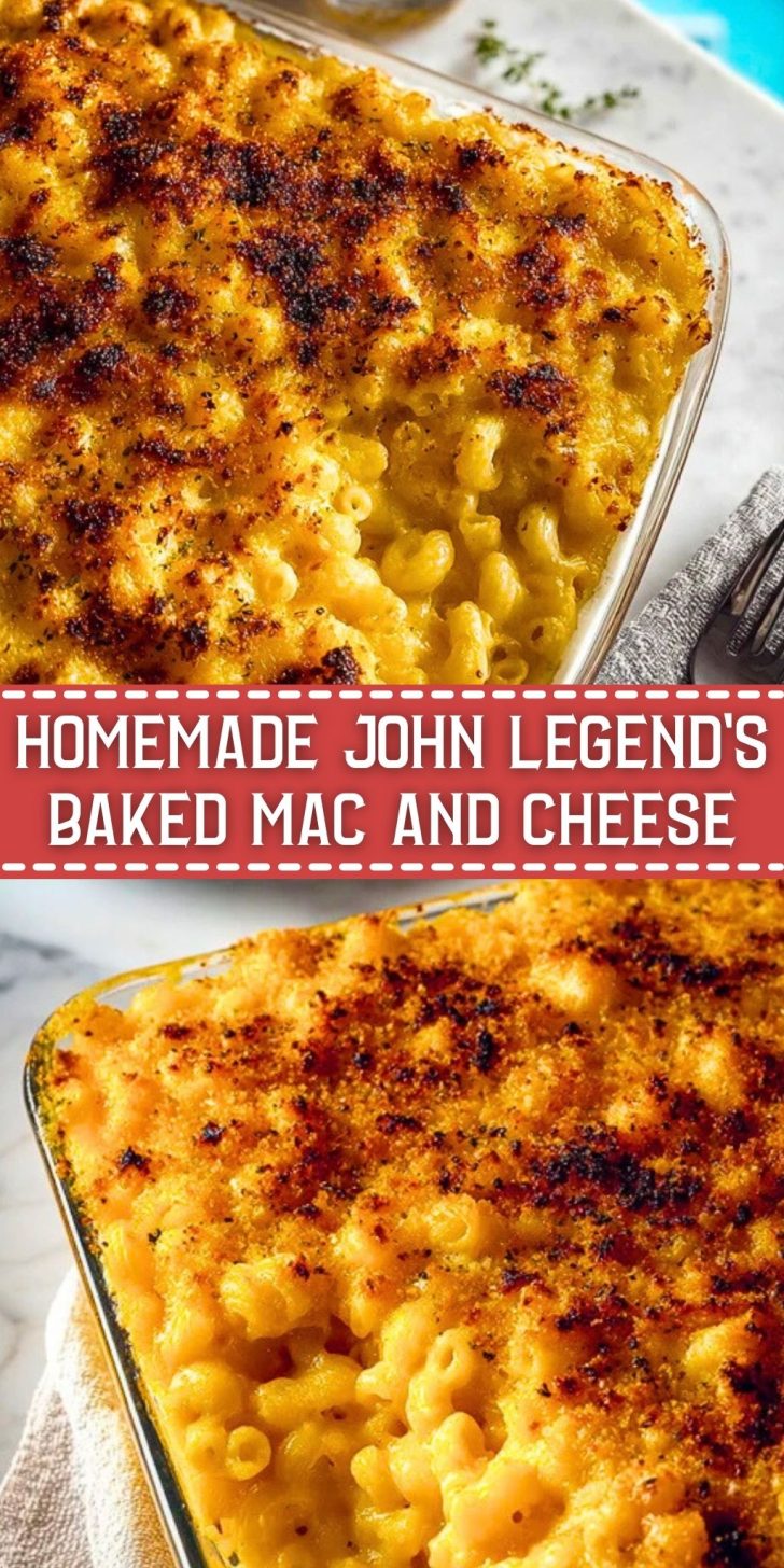 Homemade John Legend's Baked Mac and Cheese
