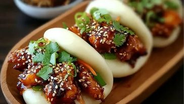 Korean Chicken Bao Buns