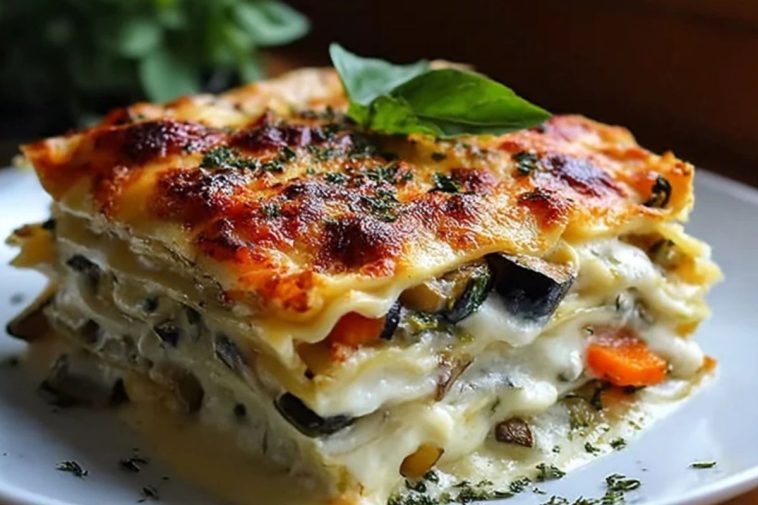 Loaded Veggie White Lasagna