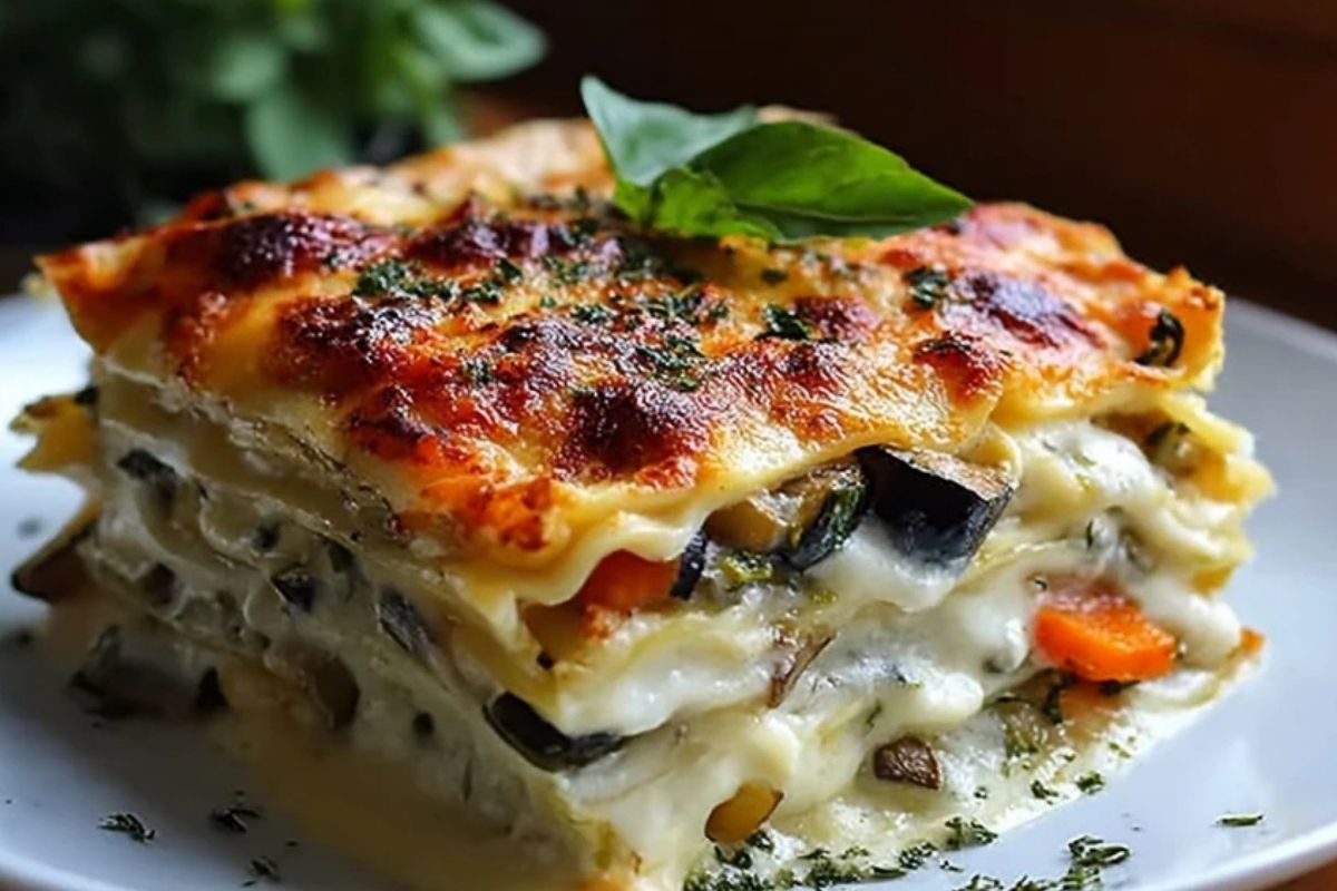 Loaded Veggie White Lasagna