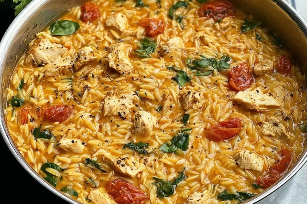 Marry Me Chicken Orzo