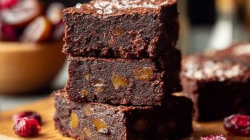 No Bake Vegan Date Brownies