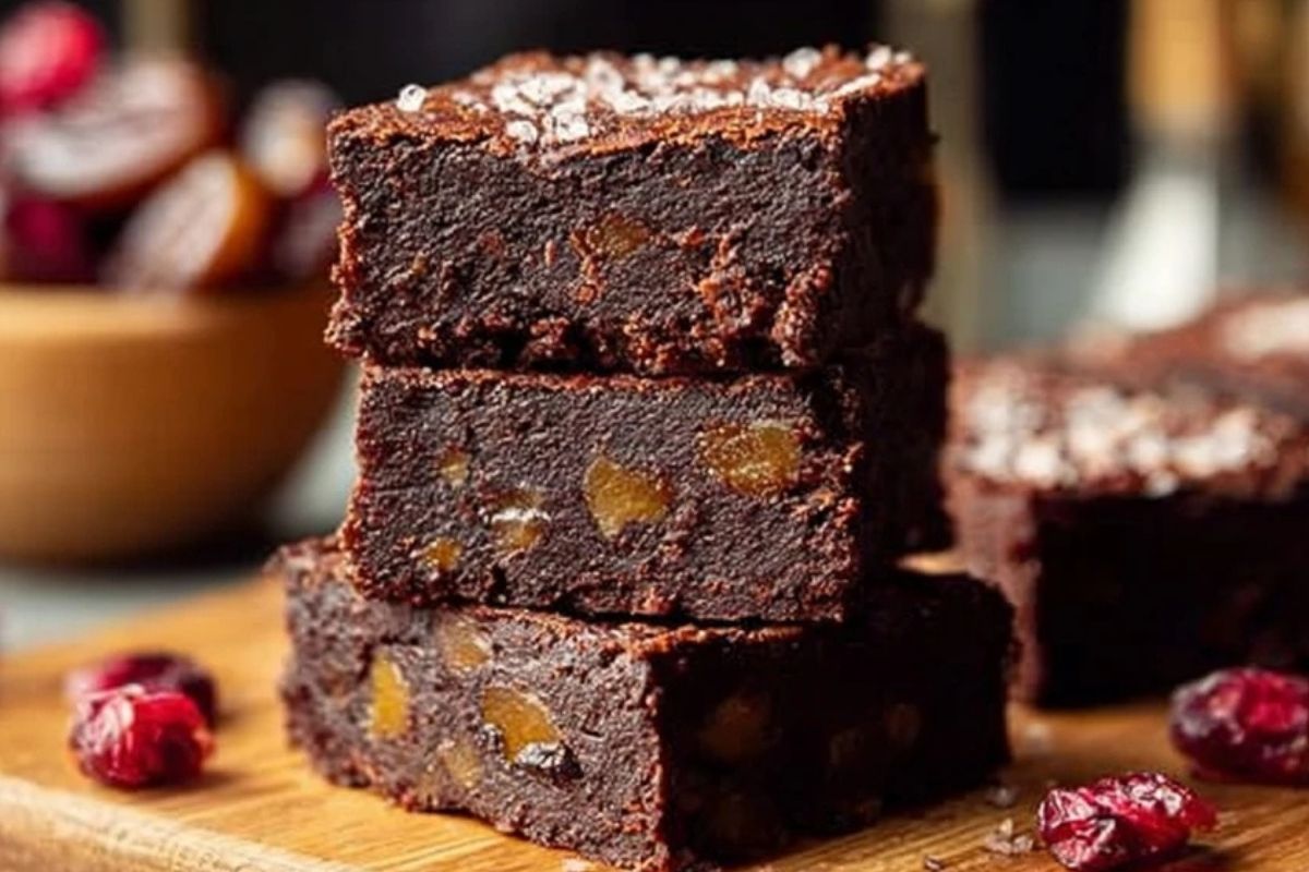 No Bake Vegan Date Brownies