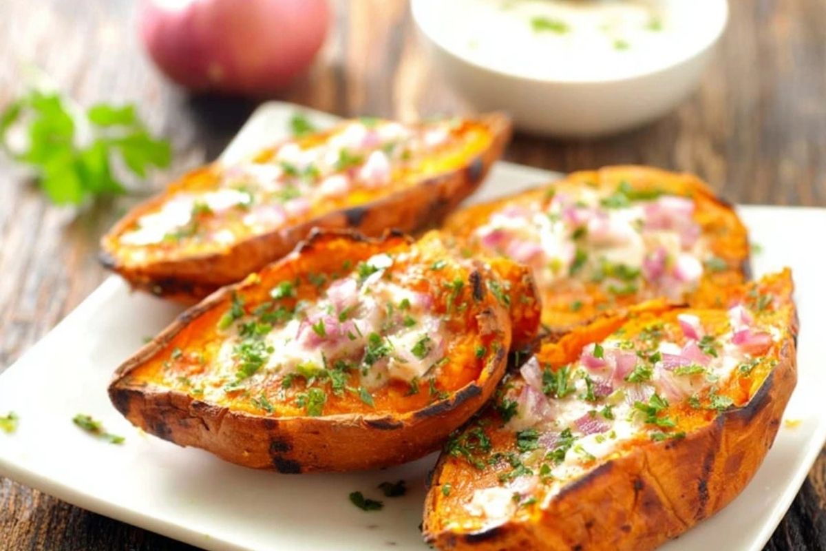 Parmesan Herb Sweet Potato Medallions