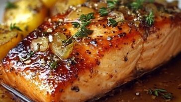Salmon with Brown Sugar Glaze