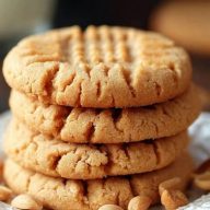 Thick and Chewy Peanut Butter Cookies