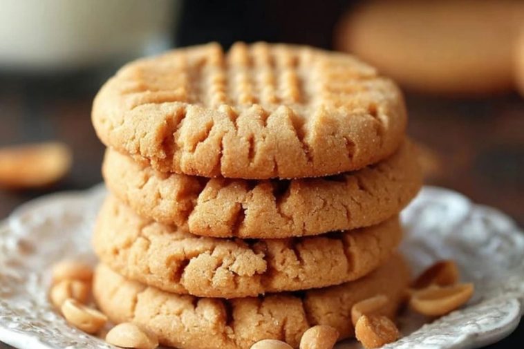Thick and Chewy Peanut Butter Cookies