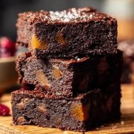 Vegan No-Bake Brownies with Dates & Nuts