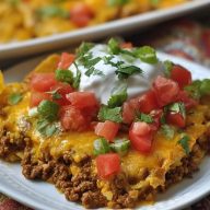 Walking Taco Casserole