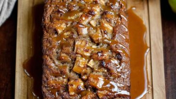 Caramel Apple Fritter Bread