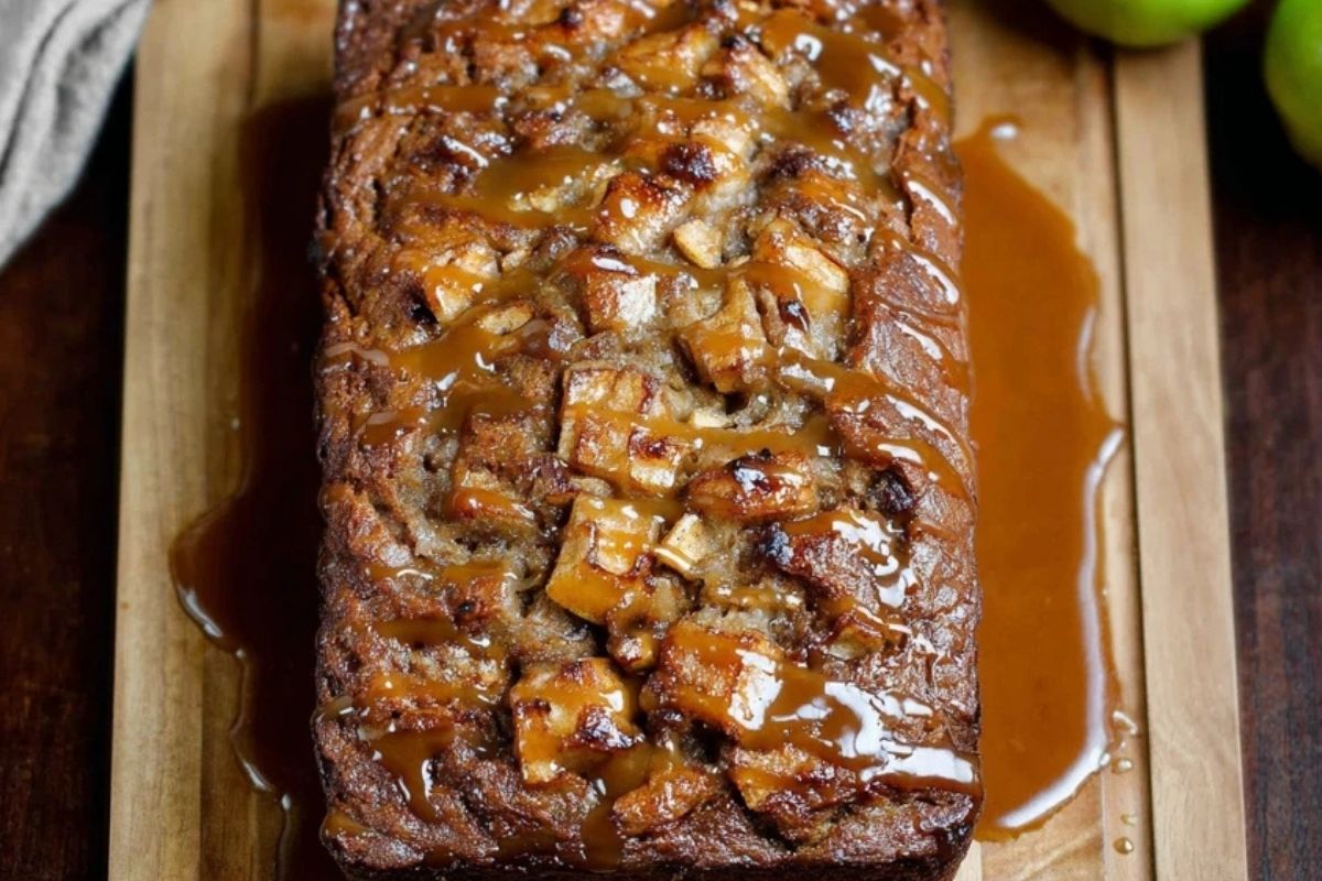 Caramel Apple Fritter Bread