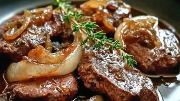 Caramelized Onion Beef Liver