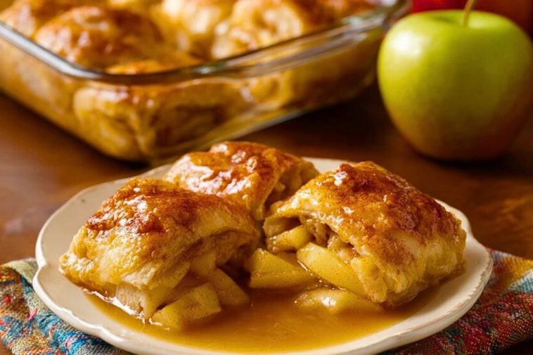 Crescent Roll Apple Dumplings