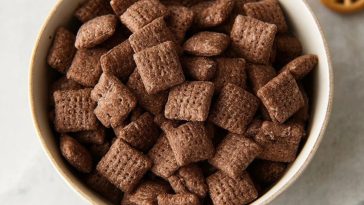 Double Chocolate Brownie Puppy Chow Snack Mix