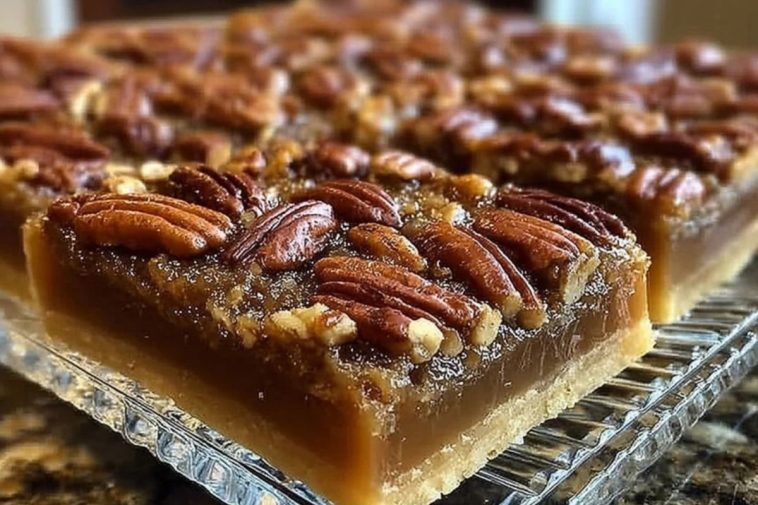 Lazy Girl Pecan Pie Bars