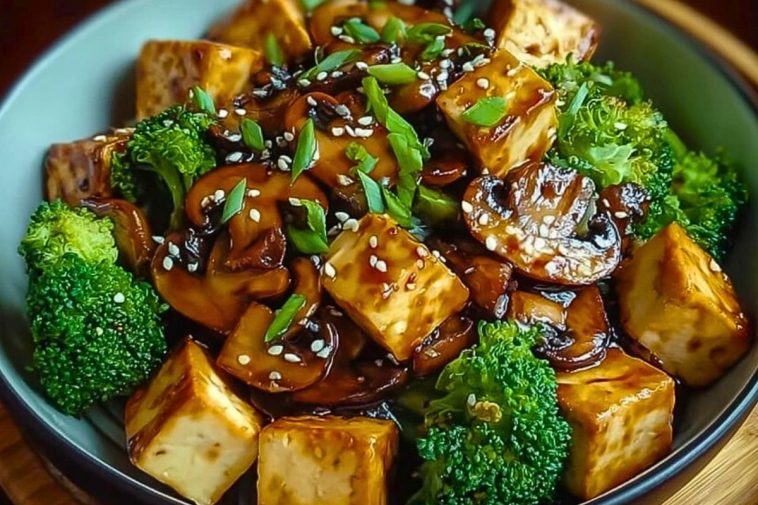 Mushroom and Tofu Stir-Fry