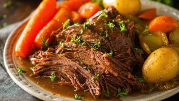 Slow Cooker Pot Roast with Gravy