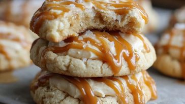 Caramel Cheesecake Cookies
