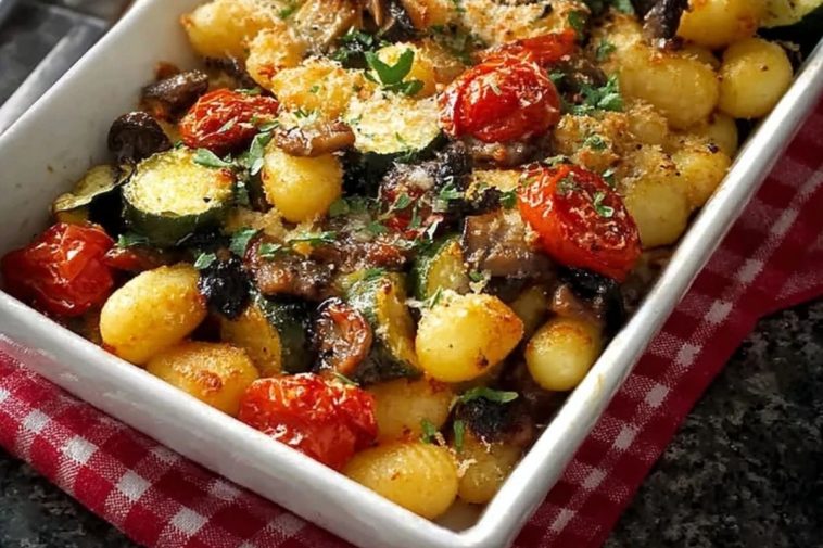 Crispy Roasted Vegetables With Gnocchi