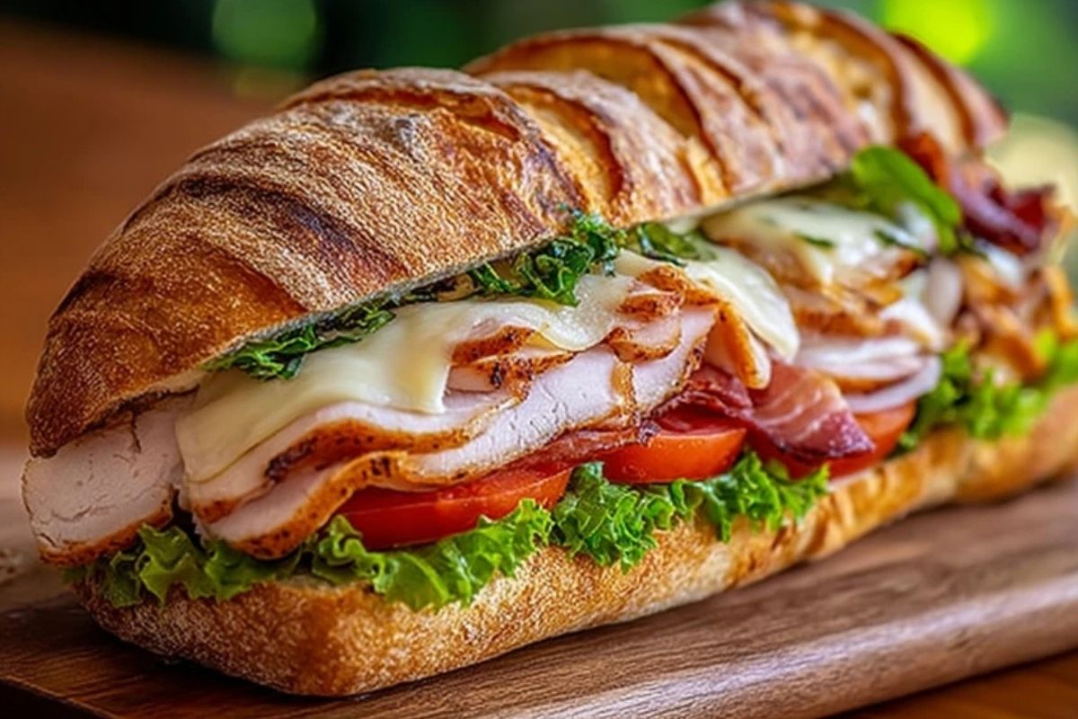 Easy Grilled Chicken Cordon Bleu Sandwich