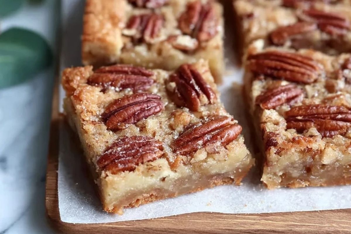 Easy Sheet Pan Pecan Pie Bars