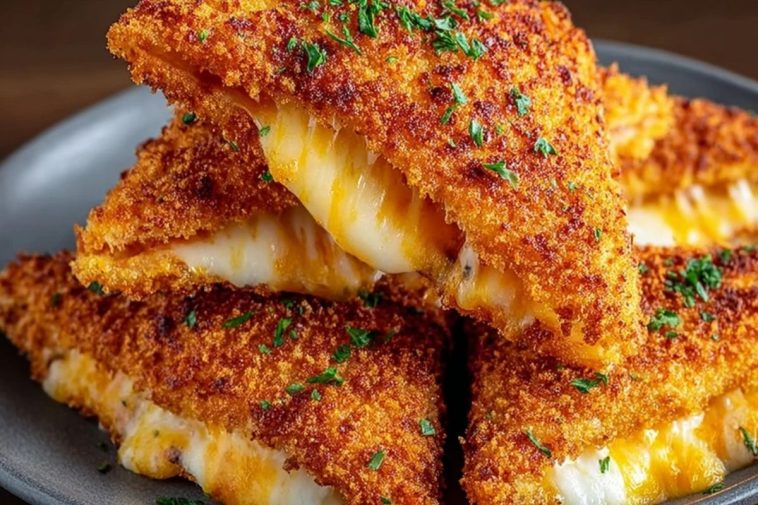 Fried Cheese Stuffed Doritos