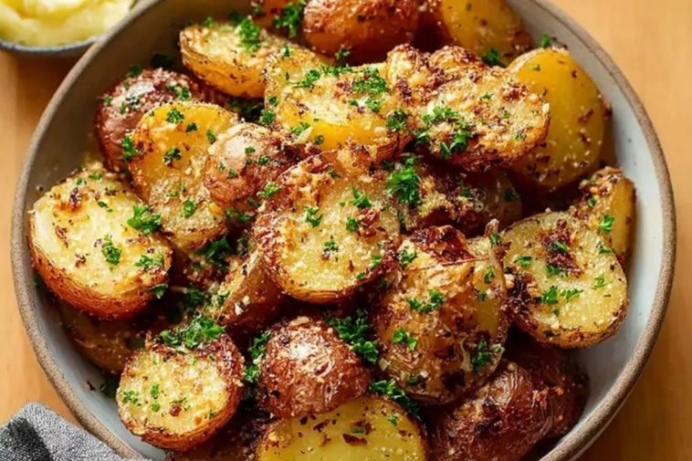 Garlic Parmesan Roasted Potatoes