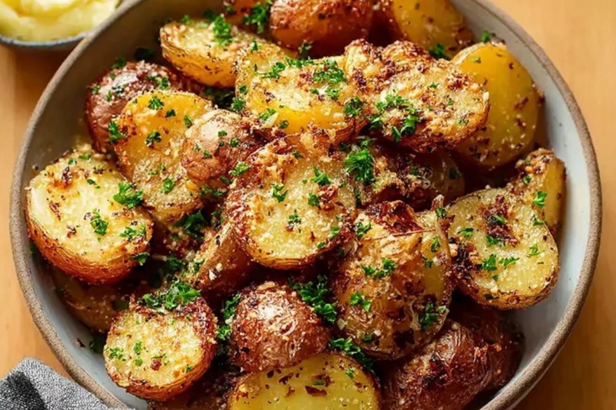Garlic Parmesan Roasted Potatoes