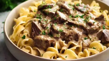 Quick Instant Pot Beef Stroganoff